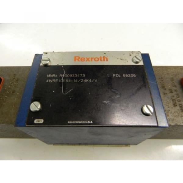 Rexroth Hydraulic Valve, 4WRE10E64-14/24Z4/V, Used, Warranty #2 image