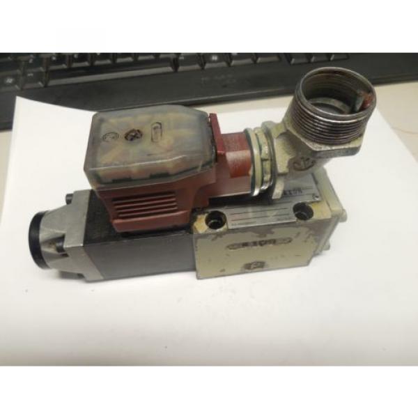 REXROTH SOLENOID VALVE 4WE6D517AW110N 9Z55L w/ WU35-4-A 304 #1 image