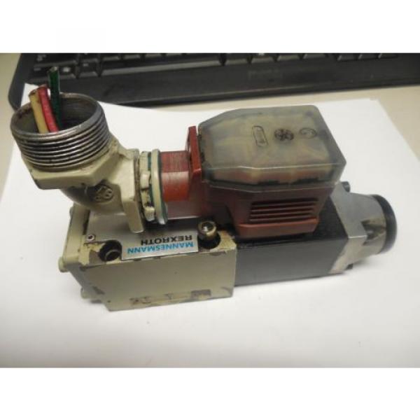 REXROTH SOLENOID VALVE 4WE6D517AW110N 9Z55L w/ WU35-4-A 304 #3 image
