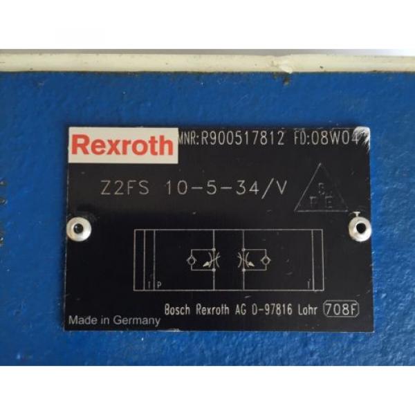 Rexroth Z2FS 10-5-34/V throttle check valve  H17-TOP #2 image