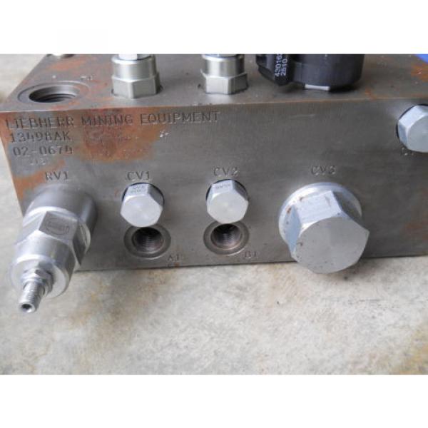 origin liebherr rexroth valve body hydraulic excavator crawler 13498AK   02-0674 #3 image