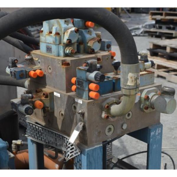Large Rexroth Hydraulic Valve Manifold and directional control valves #8 image