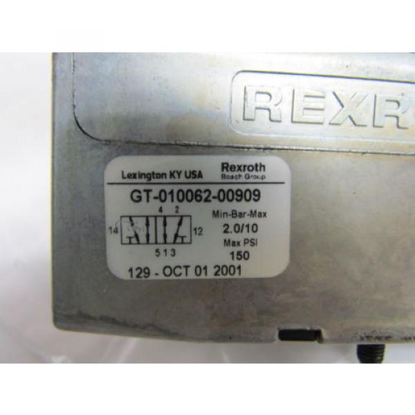 Rexroth Ceram GT-010062-00909 Double Solenoid Valve 4-Pin 24VDC ISO Sz 1 #11 image