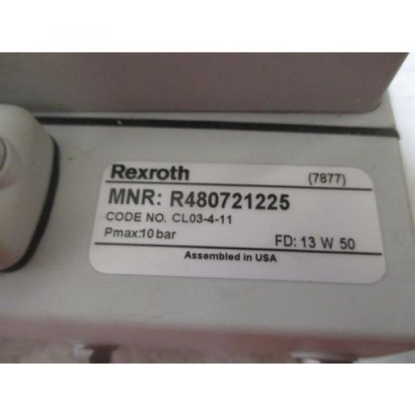 REXROTH R480721225 MANIFOLD VALVE Origin NO BOX #4 image
