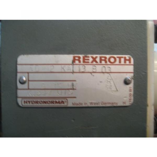 Rexroth Hydraulic Mobile Valve Check Q Meter LOT of 2  Hydronorma  PN# FD-12-KA #2 image
