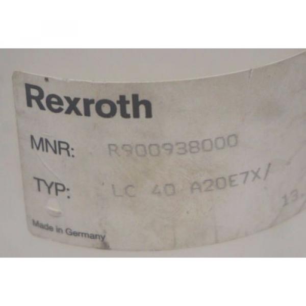 Origin REXROTH R900938000 LOGIC VALVE CARTRIDGE LC 40 A20E7X #2 image