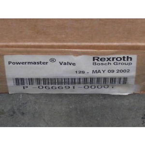 REXROTH POWERMASTER VALVE P-066691-00001 FACTORY SEALED #1 image