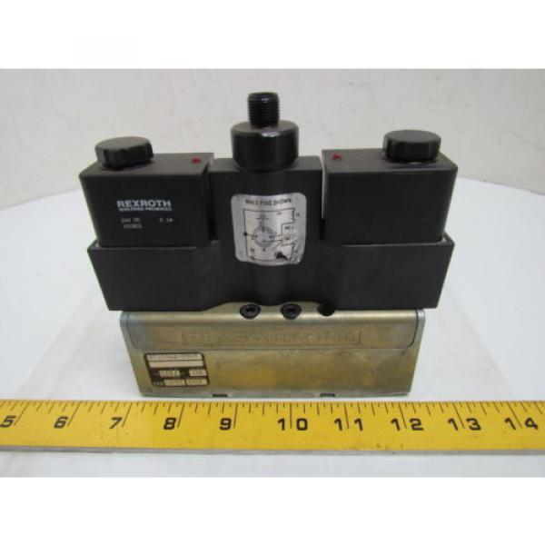 Rexroth GT10062-0909 2-Position Double Solenoid Valve 24VDC 4-Pin ISO 1 #3 image