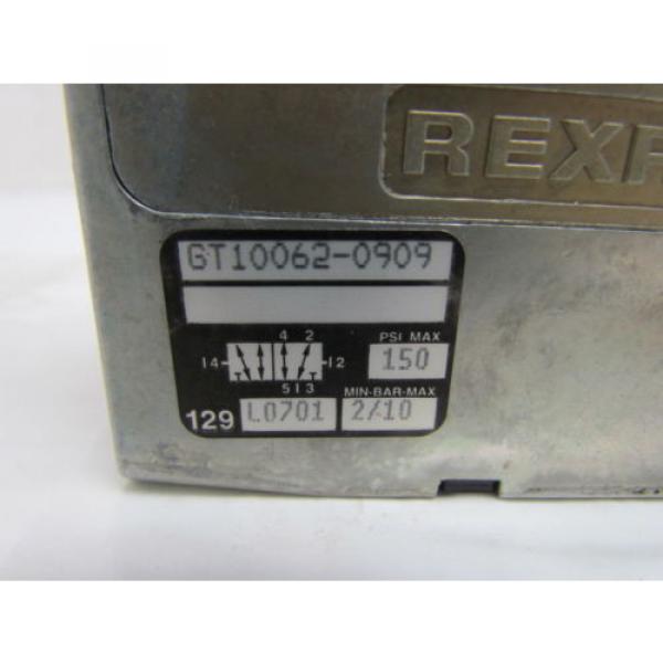 Rexroth GT10062-0909 2-Position Double Solenoid Valve 24VDC 4-Pin ISO 1 #11 image