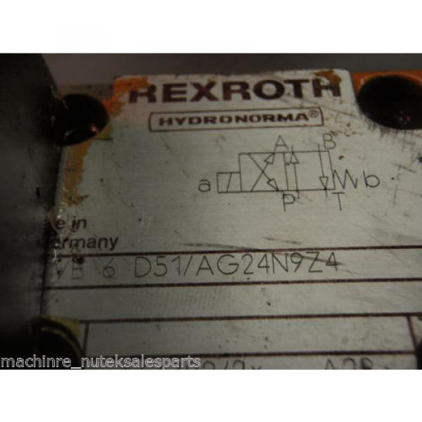 REXROTH Hydronorma Directional Control Valve 4WE6D51AG24N9Z4_4WE 6 D51/AG24N9Z4 #4 image