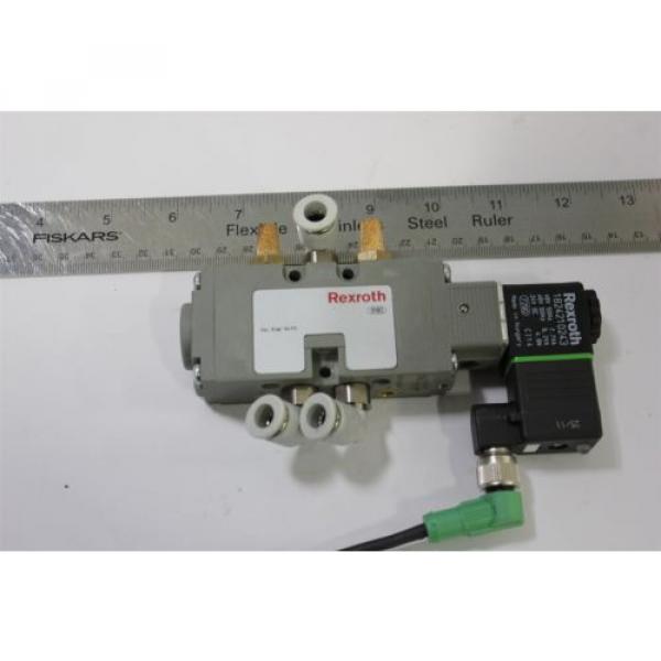 UNUSED REXROTH PNEUMATIC DIRECTIONAL VALVE WITH 24VDC COIL 9180 0820 022 991 #2 image