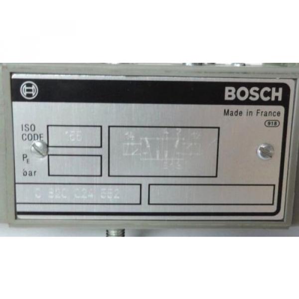 BOSCH REXROTH 0-820-024-552 DIRECTIONAL CONTROL SOLENOID VALVE 24VDC 5/2 ISO1 #5 image