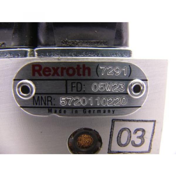 Origin Rexroth 7291 05W23 5720110220 Quad Valve Unit with Manifold SB2 #4 image