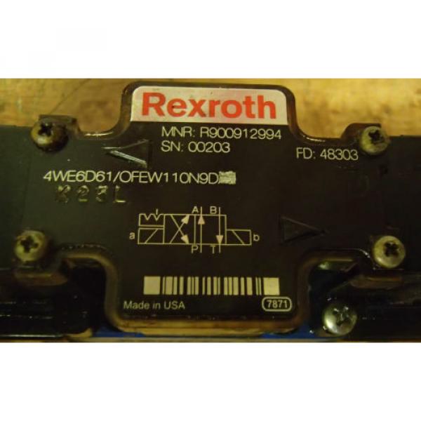 Rexroth Check Directional Control Valve 4WE6D61/OFEW110N9DK25L #3 image