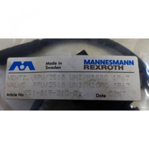 Mannesmann Rexroth RPU/2518 UNI/MICRO 251-819-310-0 Valve -unused/OVP- #2 image