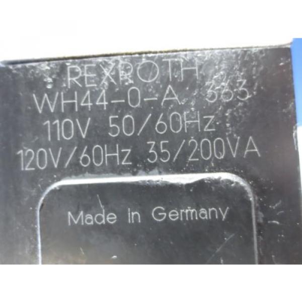 REXROTH SOLENOID VALVE WH44-0-A 363 COIL WH44-0-A363 #3 image