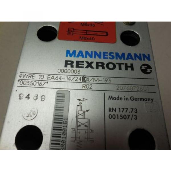 Mannesmann Rexroth 4WRE10EA64-14/24K4/M-193 Flow Control Valve origin No Box #2 image
