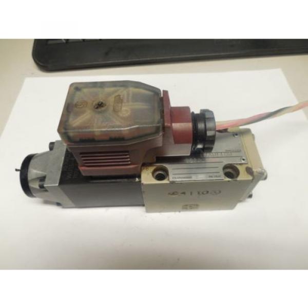 REXROTH SOLENOID VALVE 3WE6A51/AW110N 9Z55L w/ WU35-4-A 304 #1 image