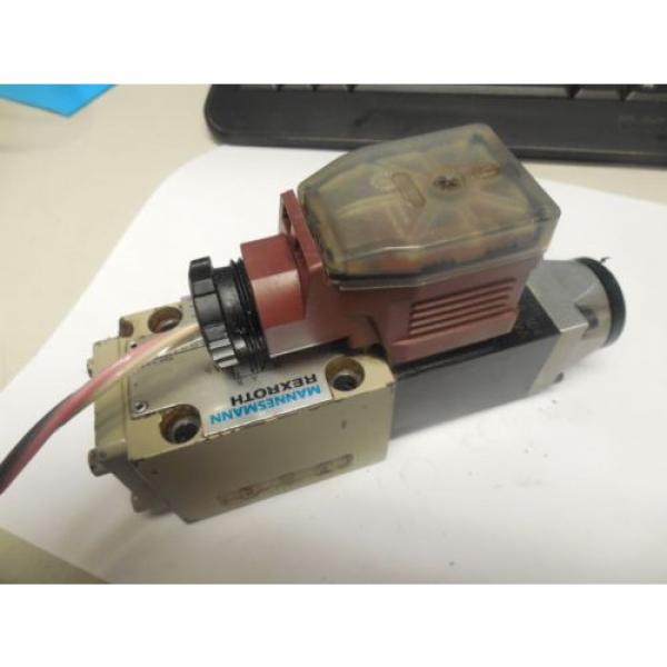 REXROTH SOLENOID VALVE 3WE6A51/AW110N 9Z55L w/ WU35-4-A 304 #3 image