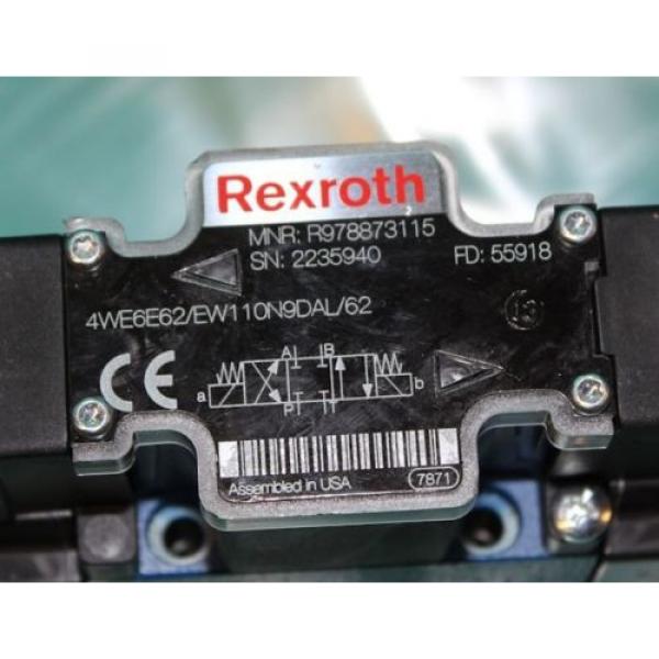 Rexroth, 4WE6E62/EW110N9DAL/62, R978873115, Hydraulic Control Valve #2 image
