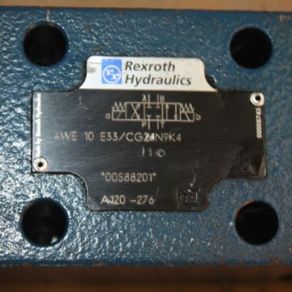 REXROTH HYDRAULICS 4WE 10 E33/CGZ4N9K4 00588201 Solenoid Directional Valve #4 image