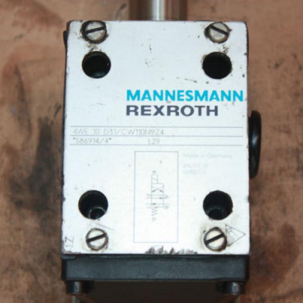 MANNESMANN REXROTH 4WE 10 D31CW110N9Z4 Direct operated directional spool valve #2 image