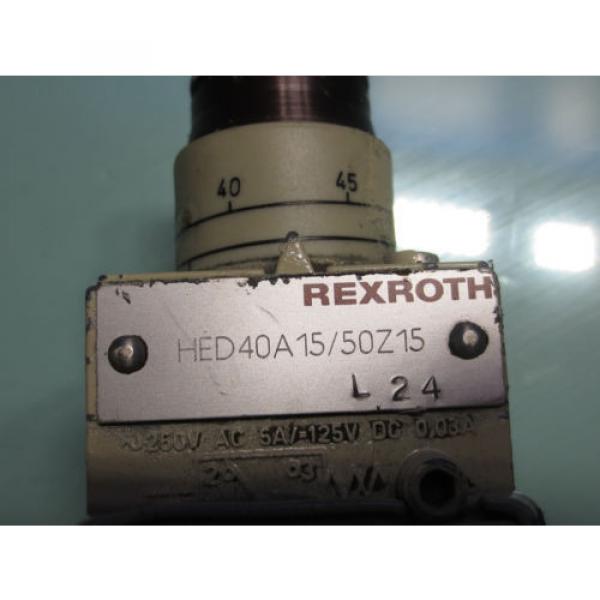 REXROTH HYDRONORMA DIRECTIONAL VALVE HED40A15/50Z15 #2 image