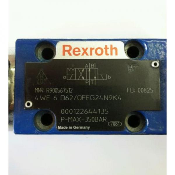 Rexroth Hydraulikventil 4WE6D62/OFEG24N9K4 solenoid valve 606036 #2 image