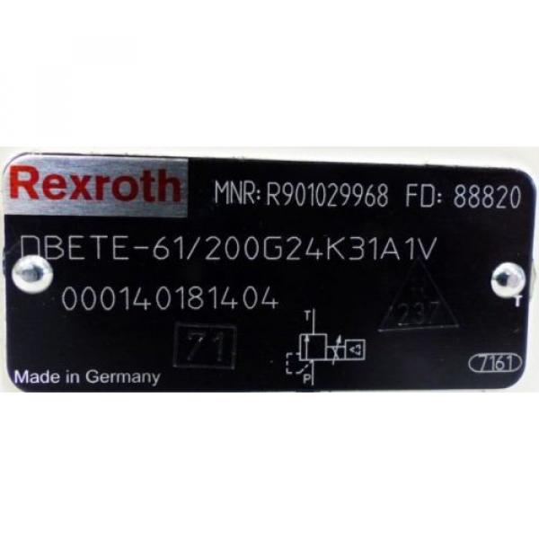 Rexroth DBETE-61/200G24K31A1V R901029968 Valve -used- #2 image