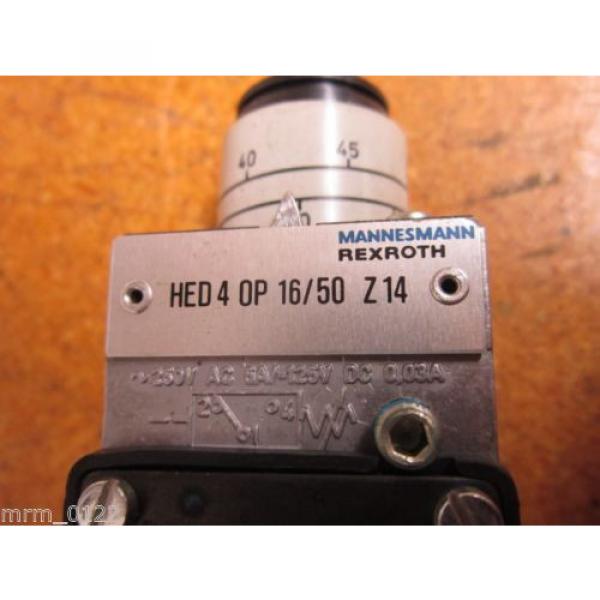 MANNESMANN REXROTH HED-4-OP 16/50-Z-14 Pressure Switch 250V AC 5A 125VDC #2 image
