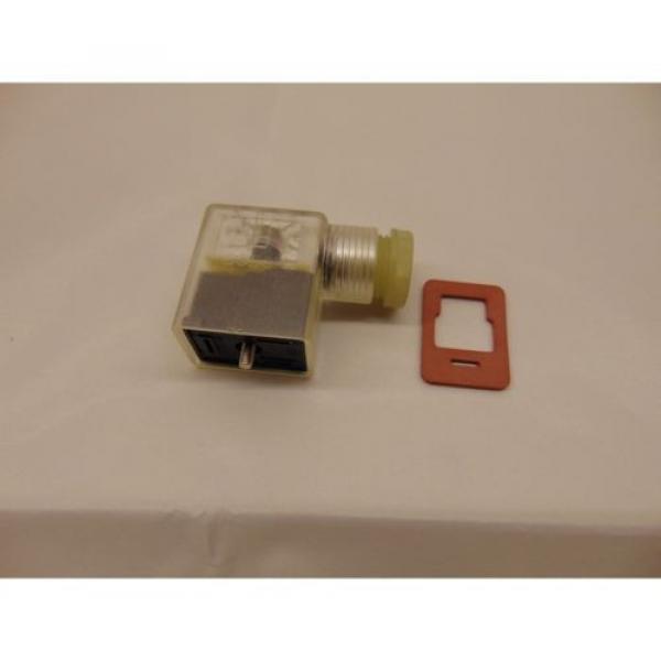 BOSCH REXROTH 1834484107 FORM B VALVE CONNECTOR WITH LED 24 VOLT #4 image