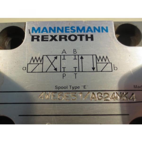 MANNESMANN REXROTH VALVE 4WE6E51/AG24NK4 solenoid valve #2 image