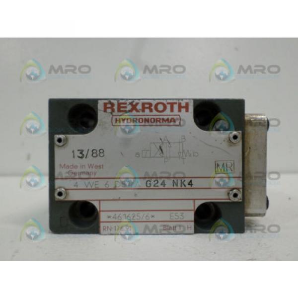 REXROTH 4WE6D51/AG24NK4 BODY VALVE AS PICTURED USED #1 image
