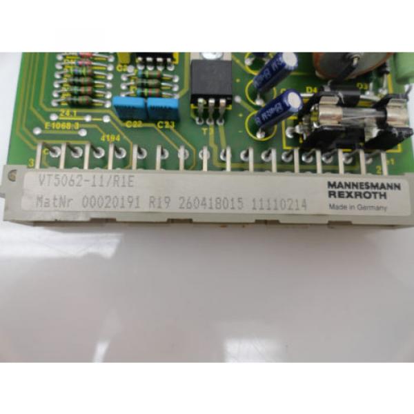 Mannesmann Rexroth VT5062-11/R1E Proportional Amplifier Card #4 image