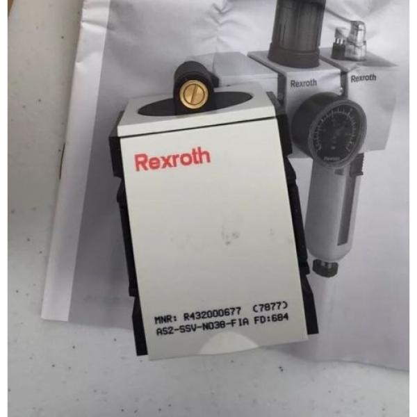 R432000677 AS3-SSV-N038-FIA Bosch Rexroth Pneumatic Soft Start Valve, 3/8#034; NPT #1 image