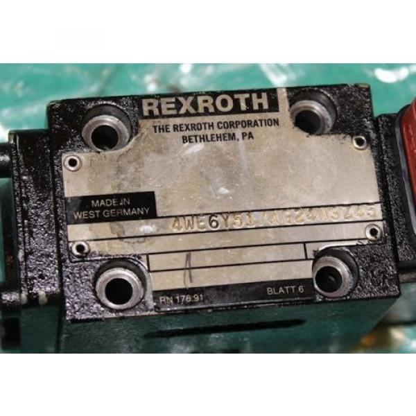 Rexroth 4WE6Y51/AG24N9Z45 Hydraulic Valve Origin #2 image