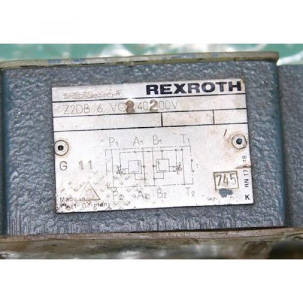 Rexroth Z2DB6VC2-4X/200V Hydraulic Valve Z2DB6VC24X200V Origin #2 image