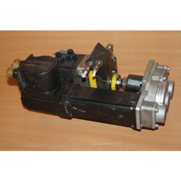 Rexroth Indramat MKE037B-144-GP0-BENN Permanent Magnet Motor + BEHR Dürr Valve #1 image
