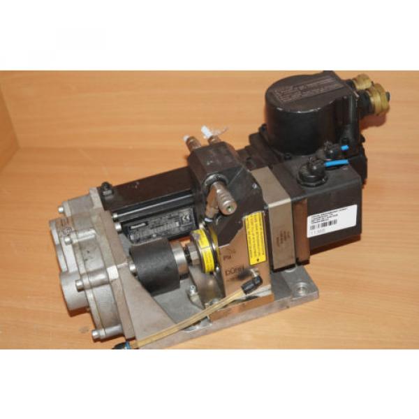 Rexroth Indramat MKE037B-144-GP0-BENN Permanent Magnet Motor + BEHR Dürr Ventil #2 image