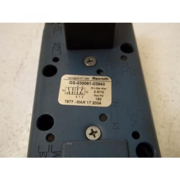 REXROTH GS-030061-03940 USED #4 image