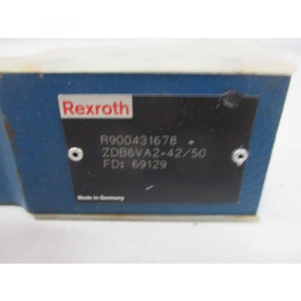 REXROTH ZDB6VA2-42/50 DIRECTIONAL CONTROL VALVE Origin NO BOX #4 image