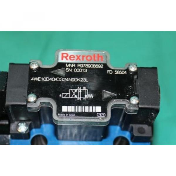 Rexroth, 4WE10D40/CG24N9DK23L, R978908692, Hydraulic Valve Bosch Origin #3 image
