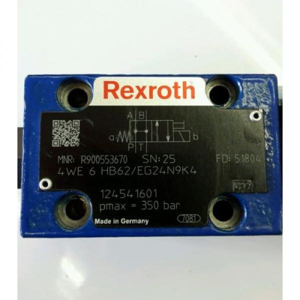 Rexroth Hydraulikventil 4WE6HB62/EG24N9K4 solenoid valve 606035 #2 image