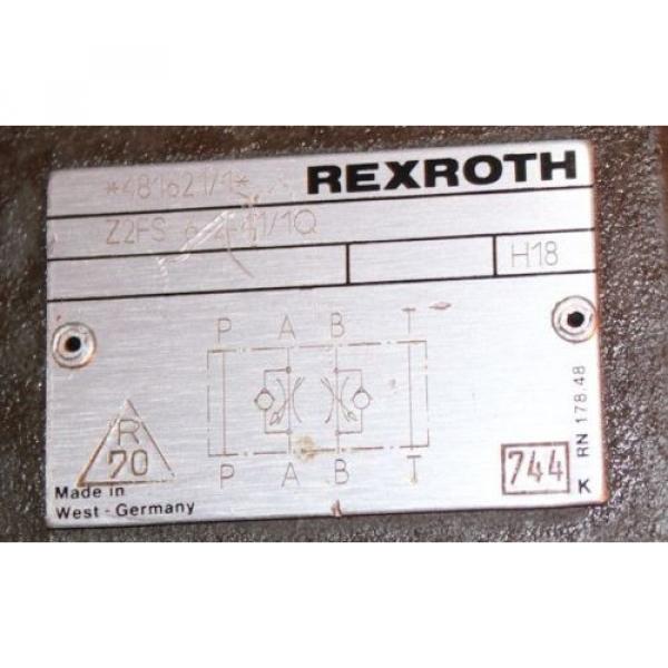 Rexroth Bosch Z2FS 6-2-41/1Q Flow Control Check Valve 481621 Origin #3 image
