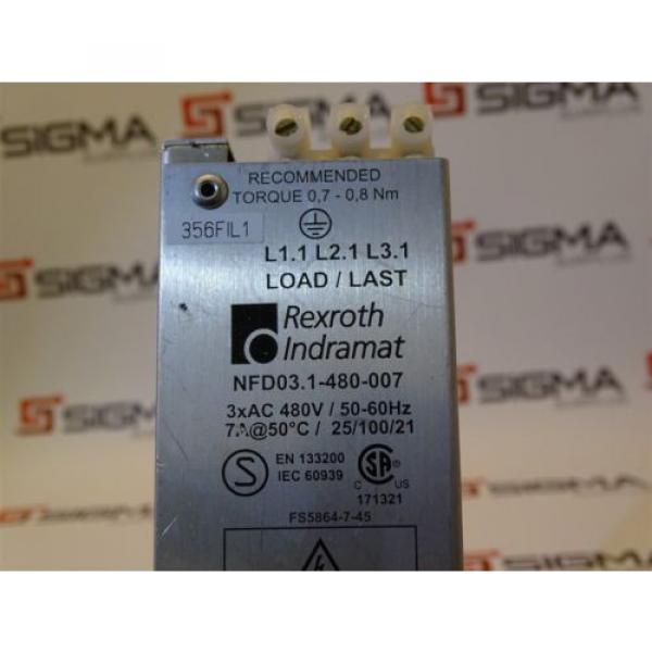 Rexroth NFD031-480-007 Power Line Filter 480VAC 7A #5 image