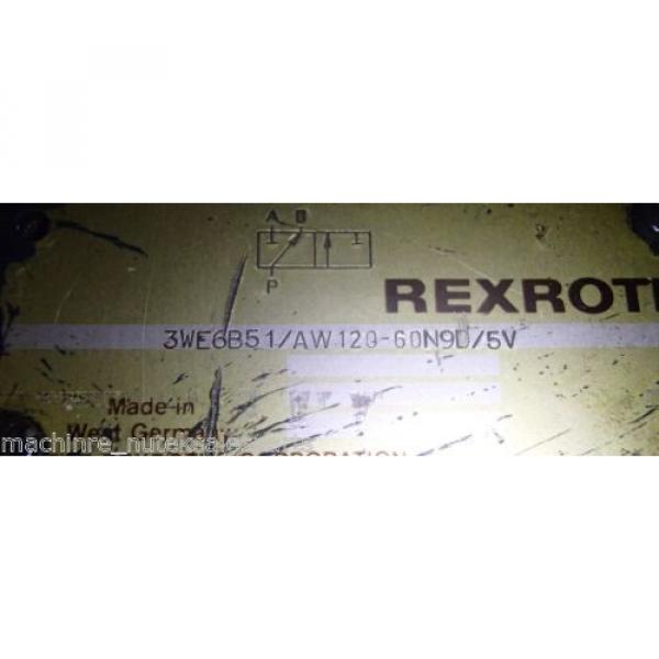 Rexroth 3WE6B51/AW120-60N9D/5V Directional Valve _ 3WE6B51AW12060N9D5V #5 image