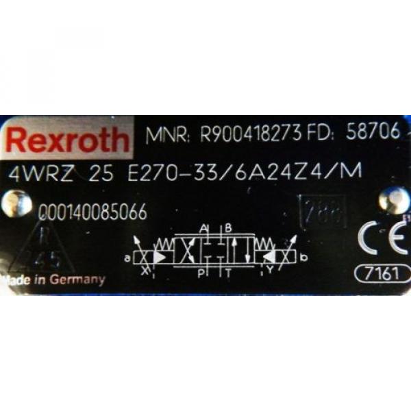 Rexroth 3DREP 6 C-10/25A24Z4M + 4WRZ 25 E270-33/6A24Z4/M hydraulic valve -used- #4 image