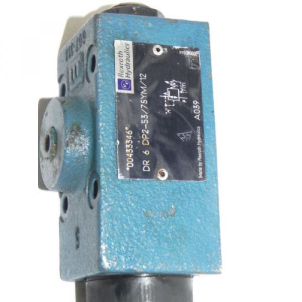 REXROTH HYDRAULICS 00433346 PRESS REDUCING DIRECT VALVE DR 6 DP2-53/75YM/12 #4 image