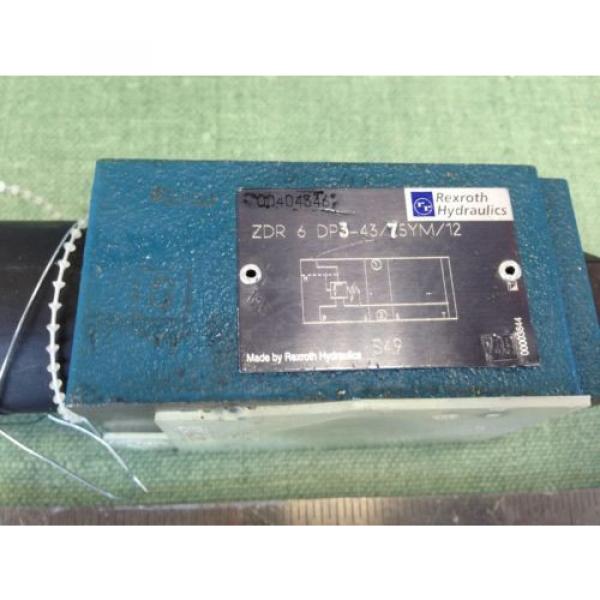 REXROTH ZDR-6-DP3-43/75YM/12 DIRECT ACTUATED PRESSURE VALVE ZDR-6-DP3-43/75YMV12 #2 image