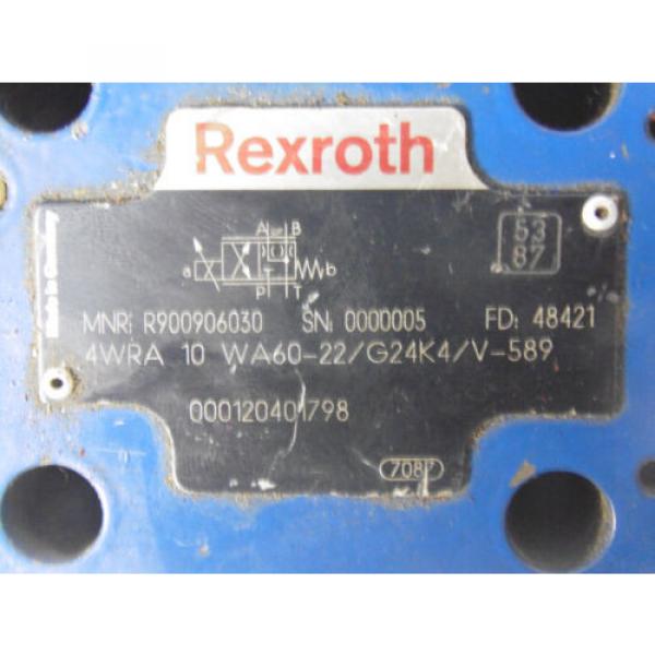 Rexroth 4WRA10WA60-22/G24K4/V-589 Proportional Directional Valve  WOW #5 image